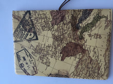 Men Lady Children Map Print Passport travel Case Protector Cover Novelty Gift