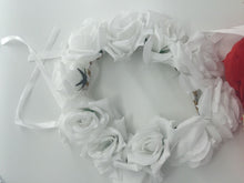 Women Lady big Flower Wedding Bride Crown hair head headband Garland PROP