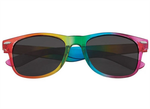 Women Retro Trendy Funky Rainbow colorful UV Sun Eye glasses wear Sunglasses