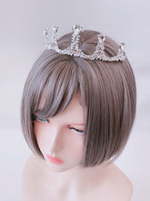 Kids Flower Girl Crown Princess Birthday Crystal Silver Tiara Hair Headband