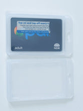 2 Clear Opal Name Swipe Vertical Card Security badge ID Lanyard Holder Case
