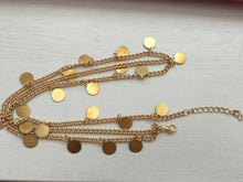 Women Gold color Metallic Boho party Belly Dance Hair Head Cuff Headband Chain