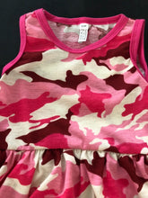 Girl Kid Baby Army Military Party Cotton Camouflage Pink Camo Summer Dress 2T