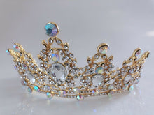NEW Women Gold Rhinestone Crystal Wedding Bride Party Hair Headband Crown Tiara
