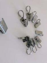 AU 10x Small Stainless Steel Metal Curtain Hanging Clips Claws with Hook Clamps