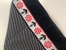 Women Men Girl Cotton Navy Sailor Anchor Marine Bandana Hair Headband Wrap Scarf