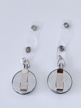 2X AU Retractable Badge Holder Reel Swipe Card Security ID Pull Key Tag Clip