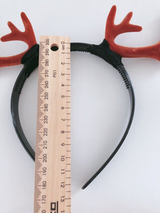 Women Girl Christmas Reindeer Deer Antler Costume Ear Party Hair Band headband