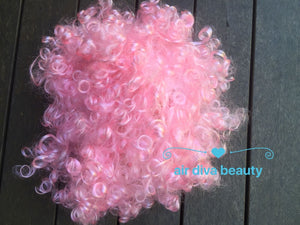 Children kid Lady Afro 70' 80' Disco Halloween Curly Costume Party Hair Wigs