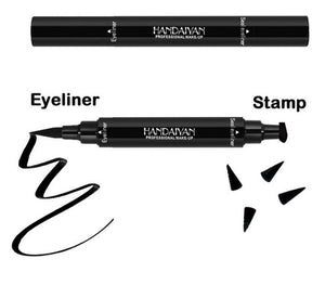 AU Winged Waterproof Black Liquid Cat Wing eye Ink Liner Eyeliner Stamp Makeup