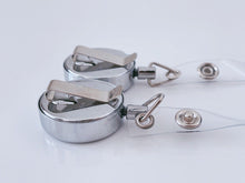 2X AU Retractable Badge Holder Reel Swipe Card Security ID Pull Key Tag Clip