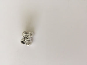 20PC Women Girl Baby antique Silver Look DIY Craft beads for Charm bracelet