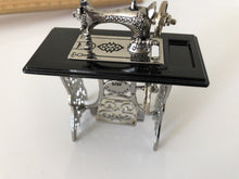 Miniature Mini Doll Metallic Sewing machine Decoration Furniture Collection