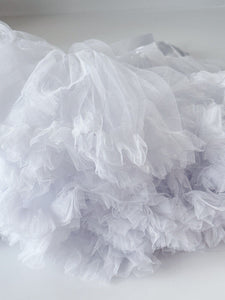 New Women Teen Girl White Tutu Lace Party Dress petticoat