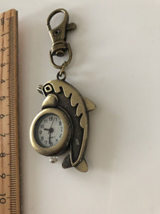 Girl Boy Lady Dolphin sea animal Key Ring Keyrings Holder Pocket Watch Strap