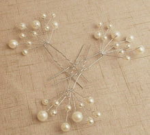 3 Women Prom Dance White Pearl Wedding Bride Night Styling Hair Bobby U pin Comb