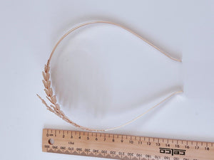 Women Girls Light Rose Gold Color boho Leaf Party Hair Headband Crown Tiara Hoop