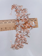 Women Rhinestone Crystal Queen Prom Party Hair Headband Rose Gold Crown Tiara