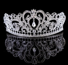 Women Rhinestone Crystal Wedding Bride Royal Party Hair Headband Crown Tiara