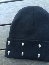 Boys Kids Skull Skeleton Warm Ski Knit Hip hop Gothic Rock Punk Beanie Hat Cap