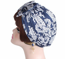 Women Bowknot Retro Bandana Hair Wrap Cover Head band headband Turban Chemo Hat