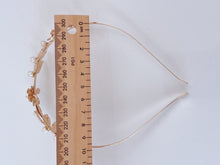 Women Girl Gold Rose Pearl Leaf Party Hair Head Band Headband Hoop headpiece