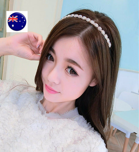 Women Lady Crystal Rhinestone Gemstone wedding Bridal Hair Headband Head band