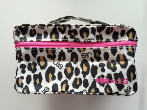 Women Girl Leopard Cosmetic Toiletry makeup Organiser Travel Bag Pouch Case