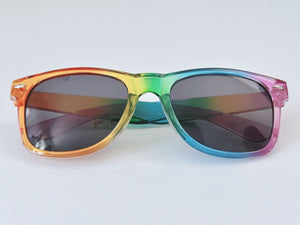 Women Retro Trendy Funky Rainbow colorful UV Sun Eye glasses wear Sunglasses