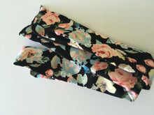 Women Girls Kids Black Floral Bunny Ear Bow Wire Party Hair Head Band Headband