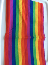 Women Men Girl Cotton Rainbow colorful stripe Bandana Hair Headband Wrap Scarf