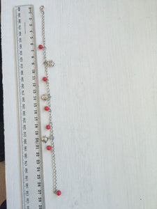 Women Girl Fashion Red turquoise Fish Wrist Anklet Bracelet Chain Gift for her