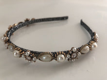 Women Lady Girl Pearl Retro Glitter Gem Hairband Hair Head Band Headband Hoop