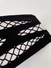 Women Foreplay Fish NET Sexy Open crotch Night Striped Bodysuit Body Stockings