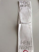 Women Lady Hen's night Party Wedding White Bride to be Bridal Sash AU STOCK