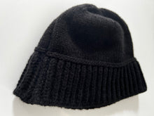 Women Winter Hiphop Warm Chic Loose Deep Bucket Beanie Knit Black Hat Cap