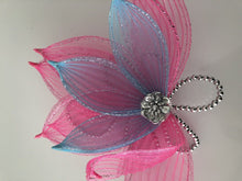 Blue Pink Flower Race Prom Performance Dance Party Hair headpiece Fascinator