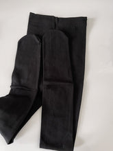 Women Teenagers Girls Warm Fleece Plush Winter Black Pantyhose Stockings Tights