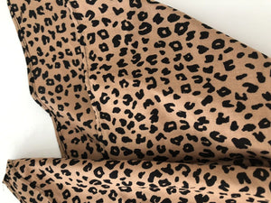 Women Lady Girl Brown Leopard Dots animal Party Bandana Hair Headband Wrap Scarf