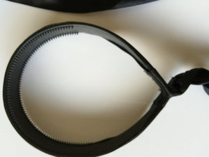 Women Lady fashion Cele party Satin Black bow Ribbon headband hair band hoop
