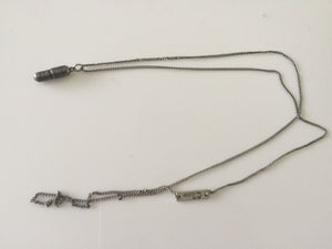 Women Children Girl Boy Retro mini Bullet shape Necklace Long Chain Pendant gift