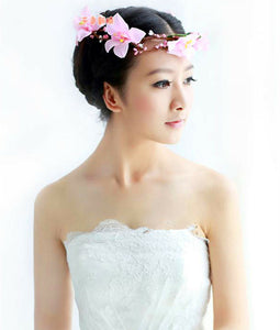 Women Girl Flower Fairy Bohemian Bride Wedding Beach Crown hair headband PROP