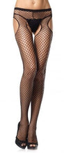 Women Lady Sexy Seductive Foreplay 4 side Open Crotch NET Pantyhose Stockings