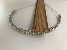 Women Lady Silver Crystal Leaf Party Hair Head Band Headband Hoop headpiece