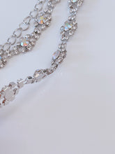 Women Bride Crystal bling Rhinestone Gorgeous Wedding Dress Party Chain Belt
