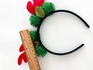 Womens Girl Christmas Reindeer Deer Antler Costume Ear Party Hair band headband