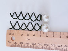 2x Women Girl Pearl Wedding Professional Hair Bun Styling Twist Bobby Pin Grips