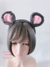 Women Children Bear Grey Mouse Koala Round Ear Party Hair head band Headband