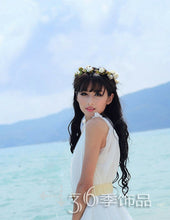 Women Girl Flower Fairy Bohemian Braid Wedding Beach Tiara Crown hair headband