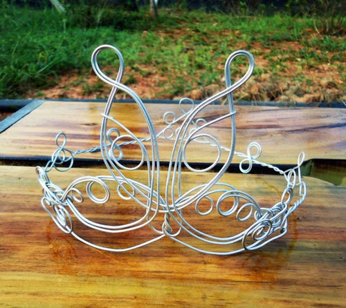 Women Elf Fairy Butterfly Metal Elvin Party Crown hair head band headband Tiara